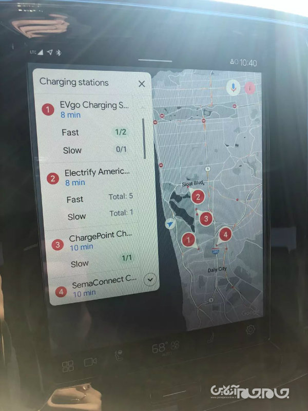 ویژگی‌های سیستم اینفوتینمنت اندرویدی ولوو برای مدل برقی XC40+عکس