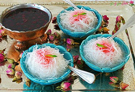طرز تهیه فالوده شیرازی خانگی