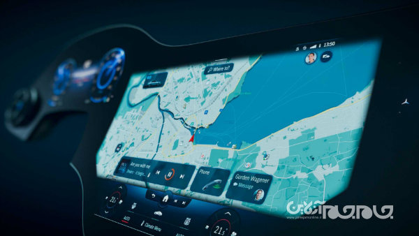 قدمی تازه در تکنولوژی جهان خودرو با هایپراسکرین مرسدس بنز مجهز به هوش مصنوعی+عکس