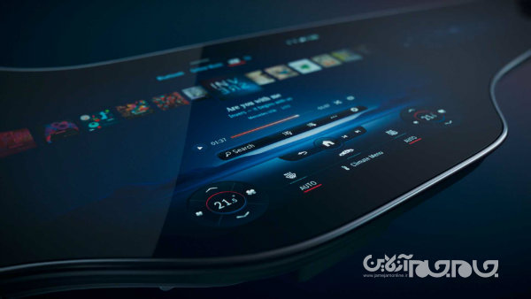 قدمی تازه در تکنولوژی جهان خودرو با هایپراسکرین مرسدس بنز مجهز به هوش مصنوعی+عکس