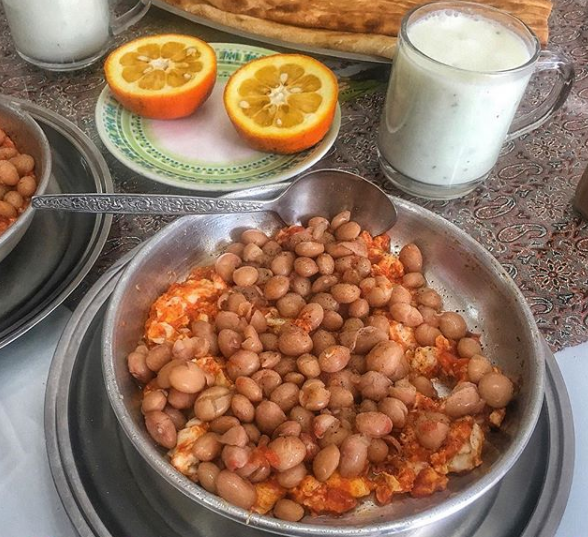 طرز تهیه املت لوبیا شاپوری