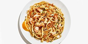 طرز تهیه پاستا میگو