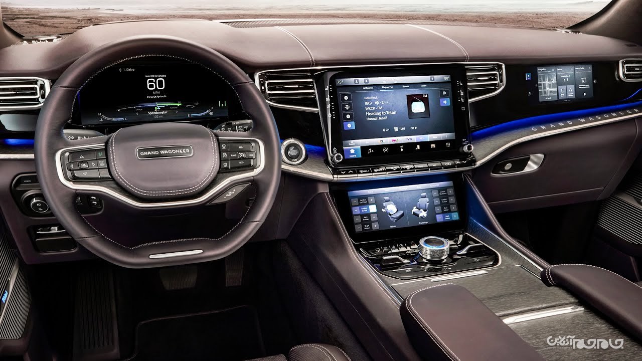 استفاده از نمایشگرهای سرتاسری در محصولات مرسدس بنز با استفاده از MBUX Hyperscreen+عکس