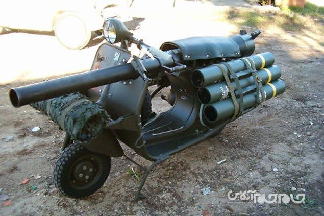 تبدیل وسپا به ماشین جنگی+عکس