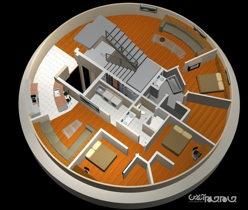 سیلوی موشکی لوکس ویژه ثروتمندان در آخرالزمان اتمی+عکس