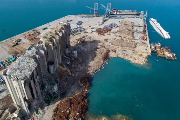 بندر بیروت؛ 6 ماه پس از انفجار مهیب (تصاویر)