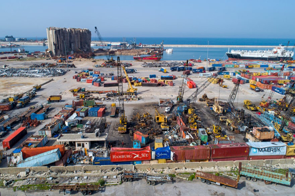 بندر بیروت؛ 6 ماه پس از انفجار مهیب (تصاویر)