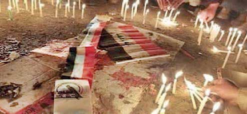 فرش قرمز داعش به افتخار بایدن (+عکس) فرش قرمز داعش به افتخار بایدن (+عکس)