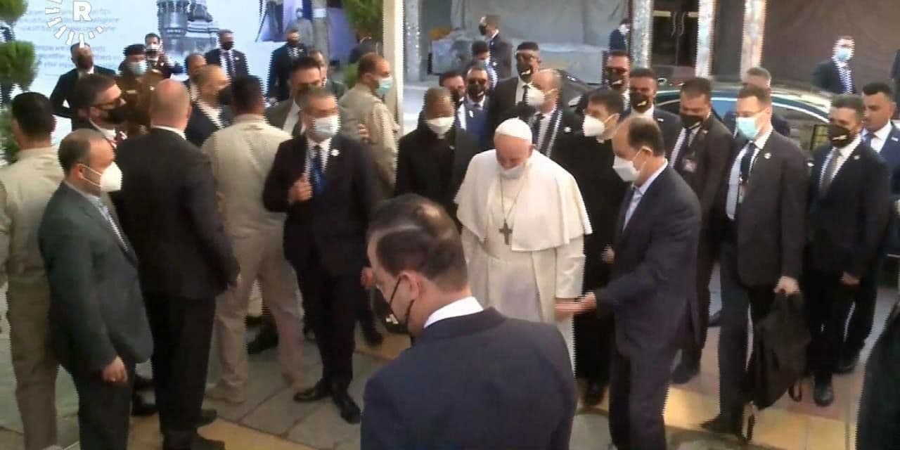 ورود پاپ به شهر نجف اشرف + عکس