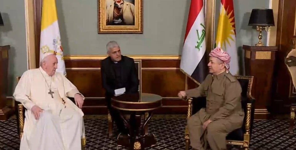 پاپ به اربیل عراق رفت+تصاویر