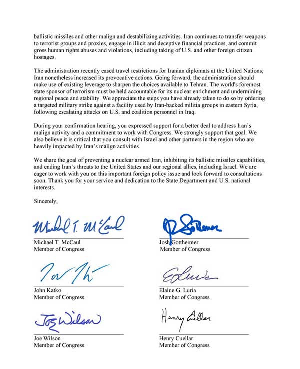 ۲۴ نماینده کنگره آمریکا خواستار توافق جامع با ایران شدند (+عکس)