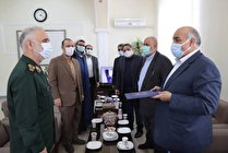 دیدار استاندار کرمانشاه با فرمانده سپاه حضرت نبی اکرم (ص)