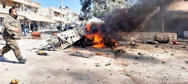 انفجار خودروی بمب‌گذاری شده در شمال شرق سوریه (+فیلم و عکس)