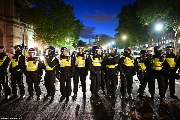 مقابله با شورش معترضان به وسیله احشام و در حضور مدونا (تصاویر) مقابله با شورش معترضان به وسیله احشام و در حضور مدونا (تصاویر)