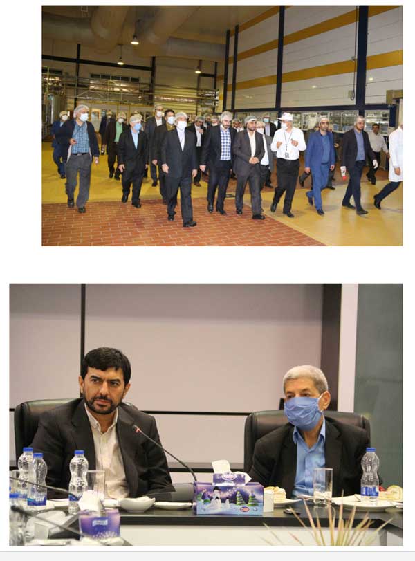 سرپرست وزارت صمت از کارخانجات گروه صنعتی میهن بازدید کرد سرپرست وزارت صمت از کارخانجات گروه صنعتی میهن بازدید کرد