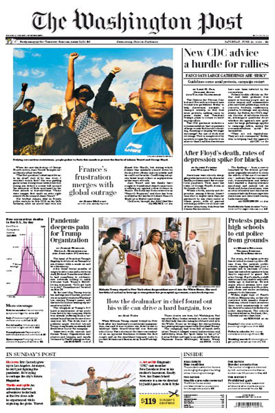 مرور صفحه نخست روزنامه های آمریکا و بریتانیا (گزارش تصویری)