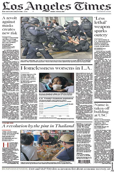 مرور صفحه نخست روزنامه های آمریکا و بریتانیا (گزارش تصویری)