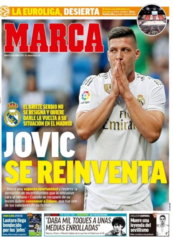 صفحه نخست روزنامه های هوادار بارسلونا و رئال مادرید (تصاویر)