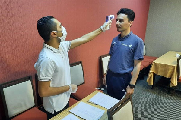 داوران تست کرونا دادند (عکس)