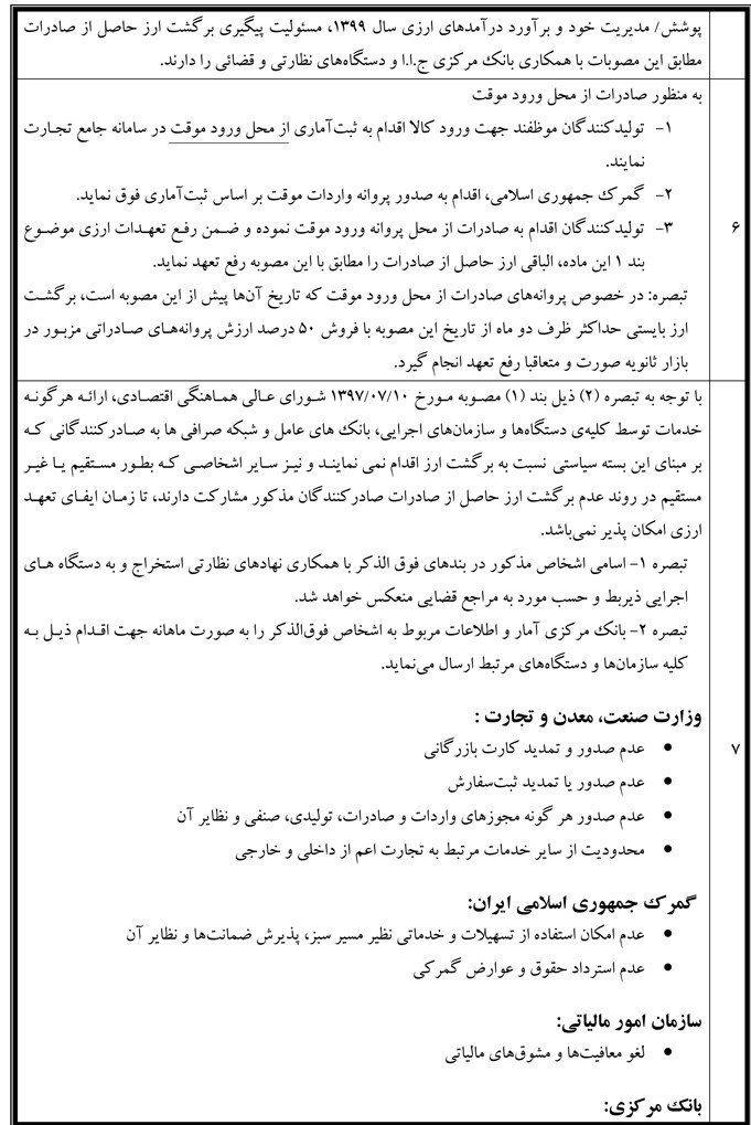 جزئیات بسته جدید سیاستی برگشت ارز صادرات/ صادرکنندگان باید ۴ ماهه ۸۰درصد ارزشان را برگردانند