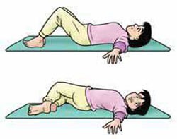 پیشگیری و درمان کمر درد با چند حرکت ساده +تصاویر