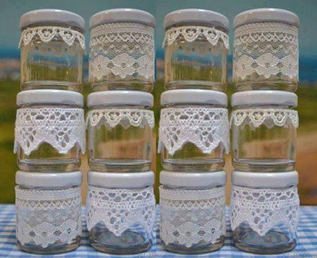 ایده برای تزیین شیشه مربا + تصاویر