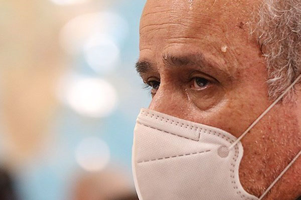 چهره مضطرب و ناراحت تاج در جلسه کمیسیون اصل نود (تصاویر)