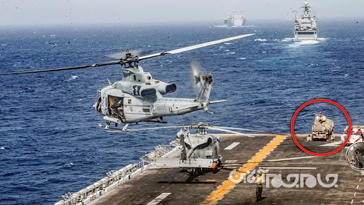 غول نبردهای آبی - خاکی ارتش آمریکا هم حریف سپاه نشد/ راز پیام دروغ USS Boxer به کاخ سفید +عکس