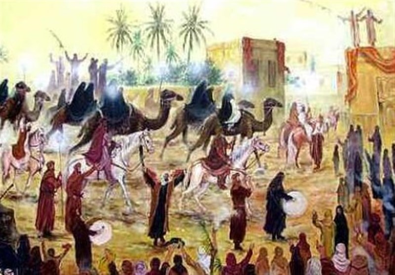 روایتی غم انگیز از ورود اسرای کربلا به شام