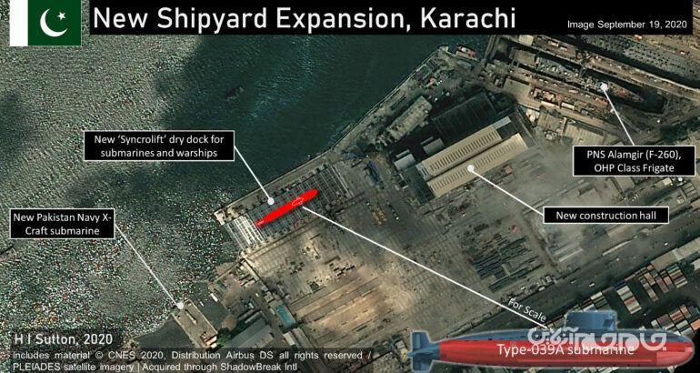 زیردریایی جدید ارتش پاکستان+عکس