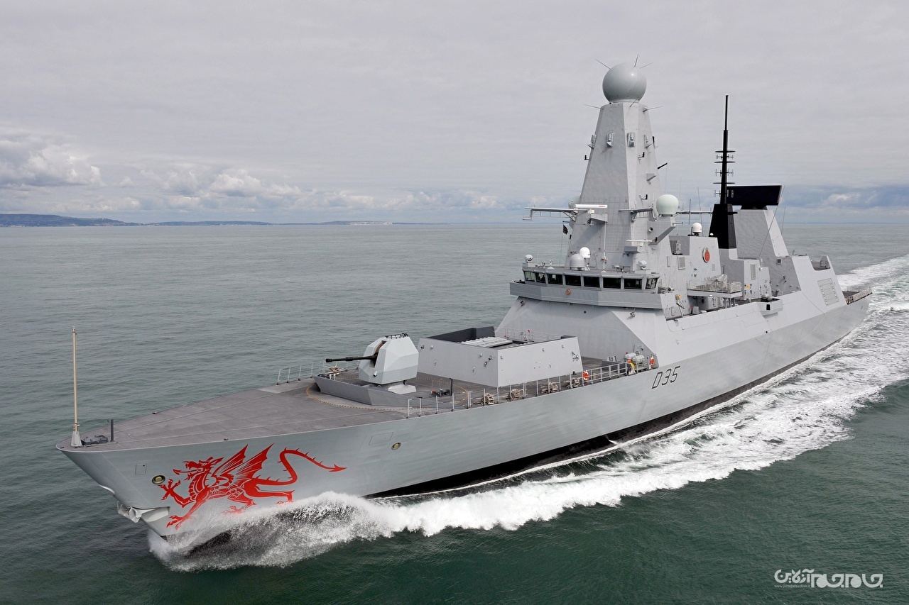 روسیه: تحرک ناوشکن انگیس در دریای سیاه را زیر نظر داریم+عکس