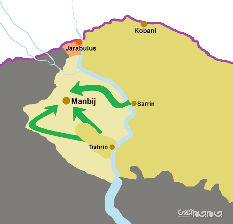 نقش ارتش ترکیه در بحران سوریه و رویای نفوذ منطقه&zwnj;ای / از شکست طرح نیابتی تا باتلاق نبرد الباب +تصاویر و نقشه