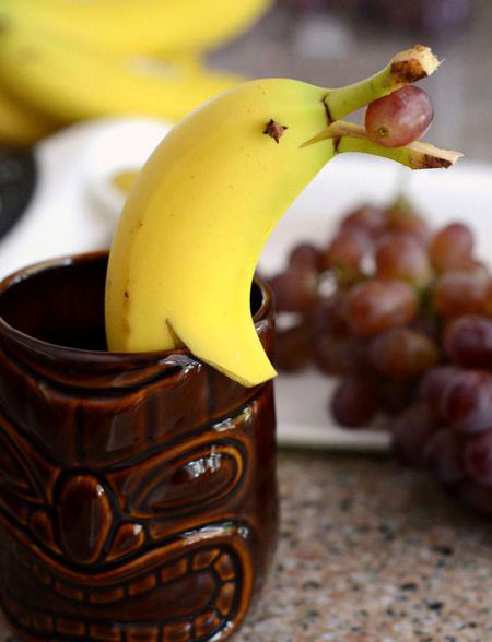 ایده های جالب برای تزئین موز ایده های جالب برای تزئین موز