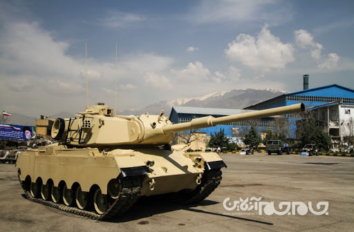 میدان نبرد زمینی؛ زیر قدم‌های تانک ایرانی سبلان+عکس