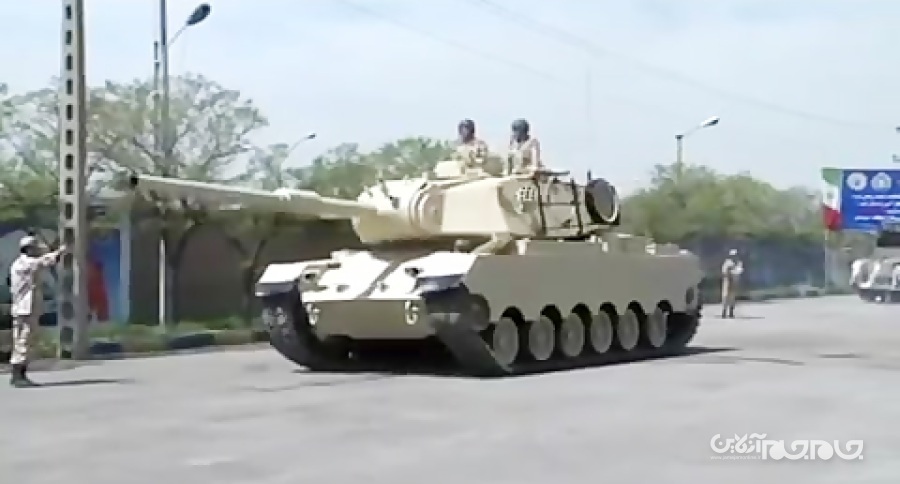 میدان نبرد زمینی؛ زیر قدم‌های تانک ایرانی سبلان+عکس