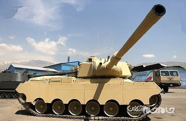میدان نبرد زمینی؛ زیر قدم‌های تانک ایرانی سبلان+عکس