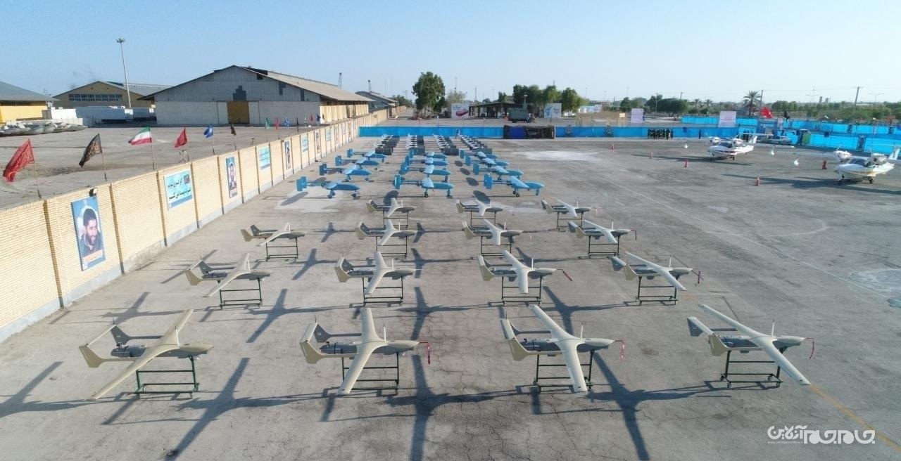 دست پُر نیروی دریایی سپاه در آسمان و دریا با پهپاد انتحاری +عکس