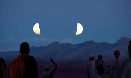 ماجرای شکافته شدن ماه با معجزه پیامبر (ص)