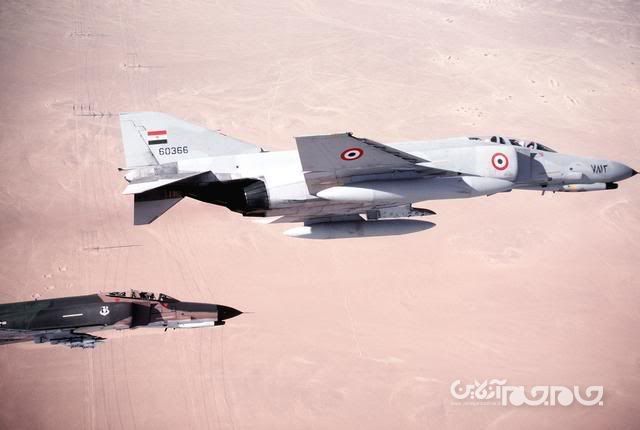 کوتاه درباره جنگنده فانتوم های مصری+عکس