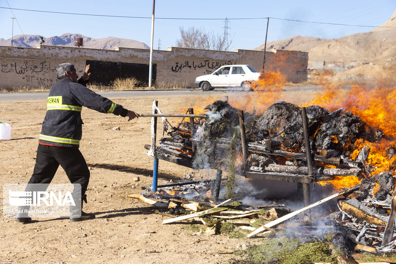 ۱۵۰ کیلوگرم انواع مواد مخدر در شهرکرد امحاء شد