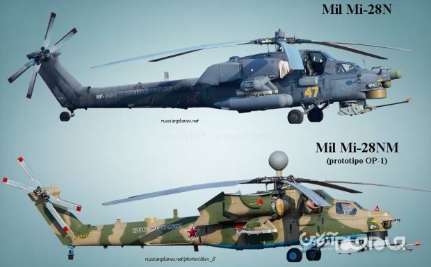 کوتاه درباره بالگرد تهاجمی میل۲۸ نسخه NM+عکس