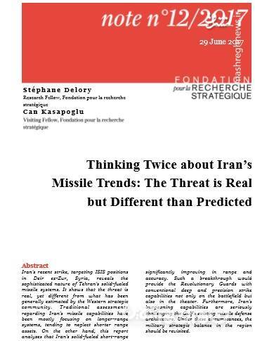 وحشت اندیشکده مشهور فرانسوی از قدرت و دقت موشک‌های سپاه/ شلیک‌ به دیرالزور دست برتر ایران را در بخش تاکتیکی و عملیاتی نشان داد+عکس