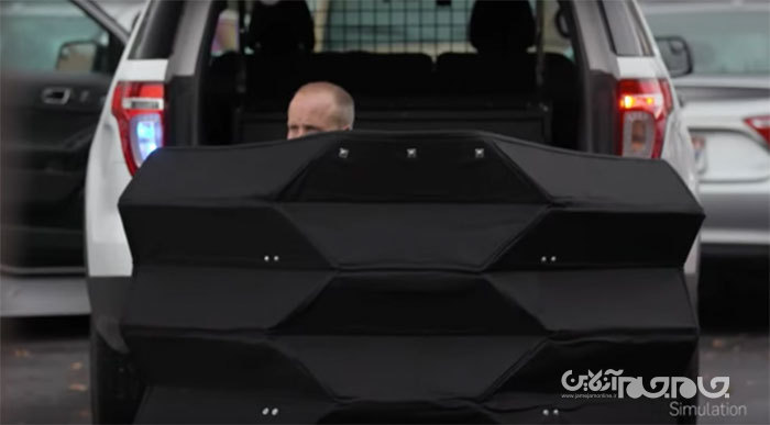 سپر ضد گلوله اوریگامی با توان تحمل گلوله‌های 9 میلیمتری+عکس