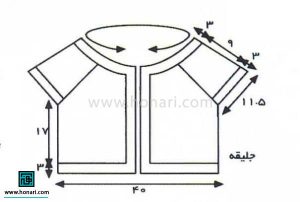 آموزش بافت ژاکت و جلیقه کودک با دو میل آموزش بافت ژاکت و جلیقه کودک با دو میل