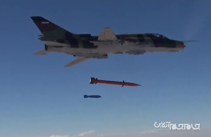 ایران انحصار اسراییل در شلیک موشک بالستیک از آسمان را شکست/ تجهیز جنگنده‌های سپاه به اولین «موشک مافوق صوت» +عکس