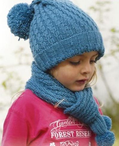 آموزش بافت چند مدل زیبای کلاه و شال گردن