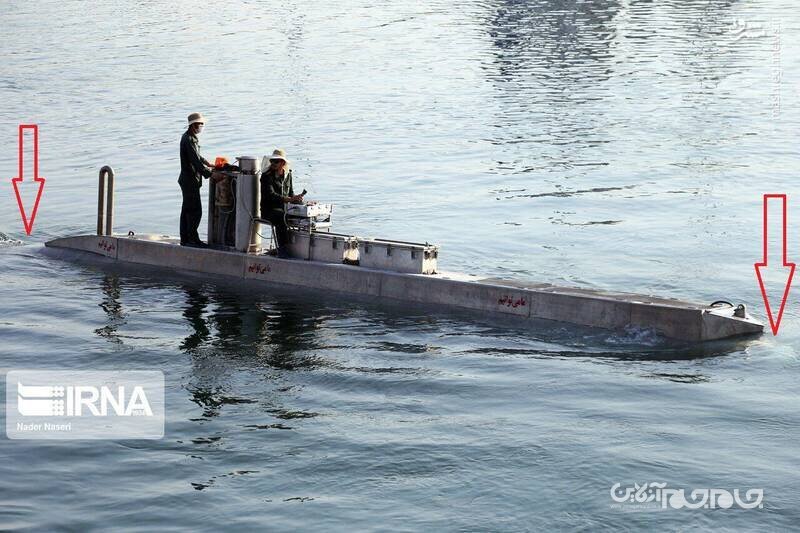 رونمایی رسمی سپاه از زیردریایی بدون سرنشین رزمی +عکس