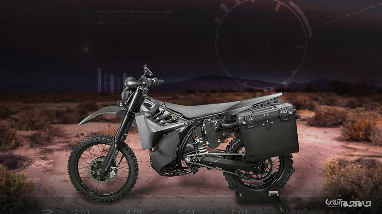 شاهین خاموش، موتورسیکلت نظامی هیبریدی منتخب دارپا+عکس