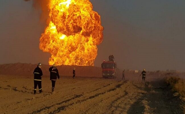 53 کشته و زخمی در حادثه انفجار خط لوله گاز در جنوب عراق