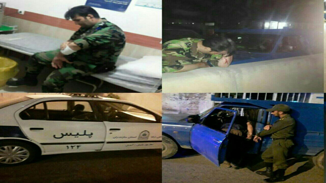 دستگیری قاچاقچی چوب پس از زخمی کردن دو مامور در مازندران